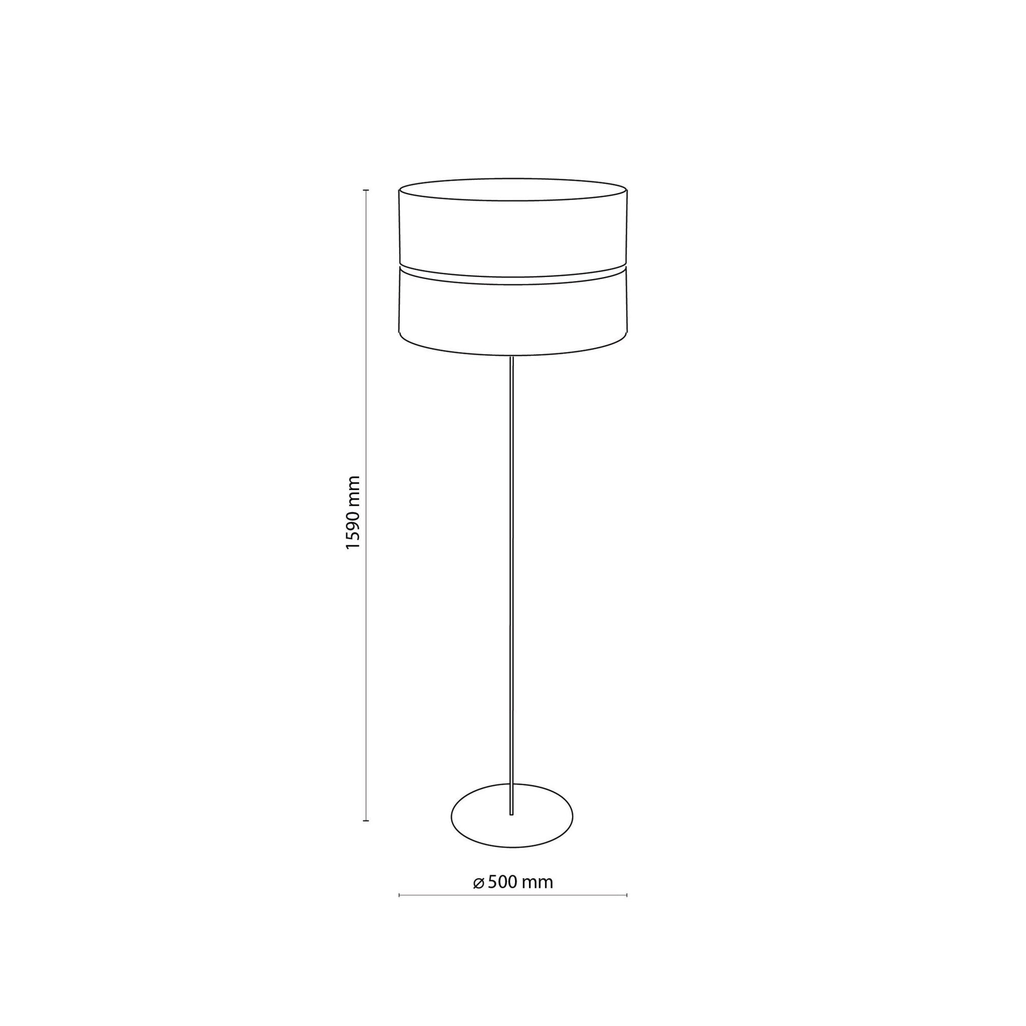HILTON Black Gold Floor Lamp - Dekor Butik