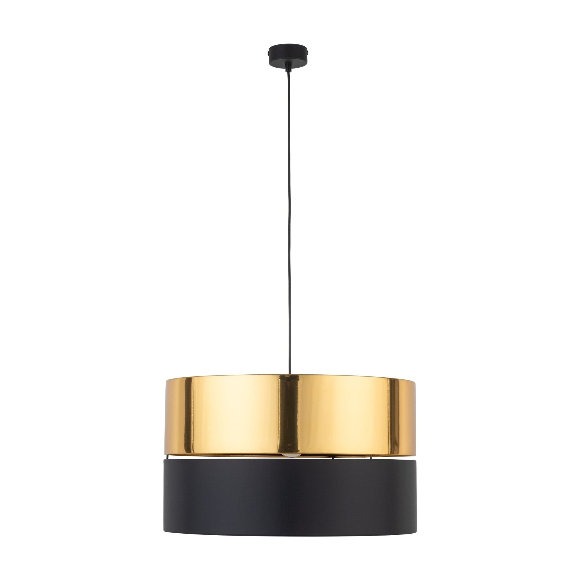 HILTON Black & Gold Pendant Ceiling Light Fixture for Kitchen Island, Dining Room & Living Room – Modern Luxury Lighting - Dekor Butik