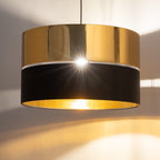 HILTON Black & Gold Pendant Ceiling Light Fixture for Kitchen Island, Dining Room & Living Room – Modern Luxury Lighting - Dekor Butik