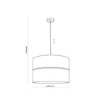 HILTON Black & Gold Pendant Ceiling Light Fixture for Kitchen Island, Dining Room & Living Room – Modern Luxury Lighting - Dekor Butik