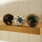 ChristmasHoliday Bloom Glass Ornament - Dekor Butik