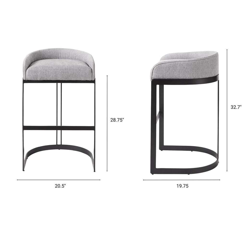Hollyfield Counter/Bar Stool - 2 Colors, 2 Sizes - Dekor Butik