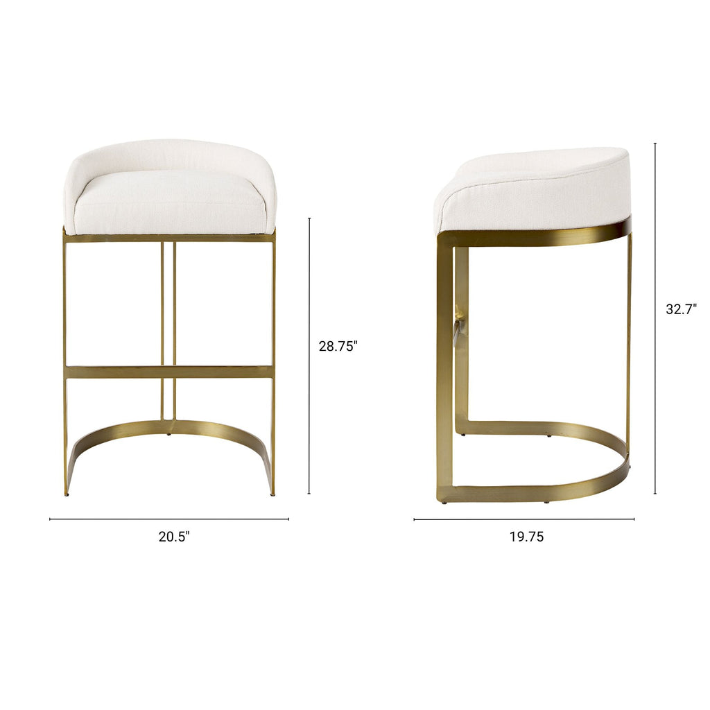 Hollyfield Counter/Bar Stool - 2 Colors, 2 Sizes - Dekor Butik