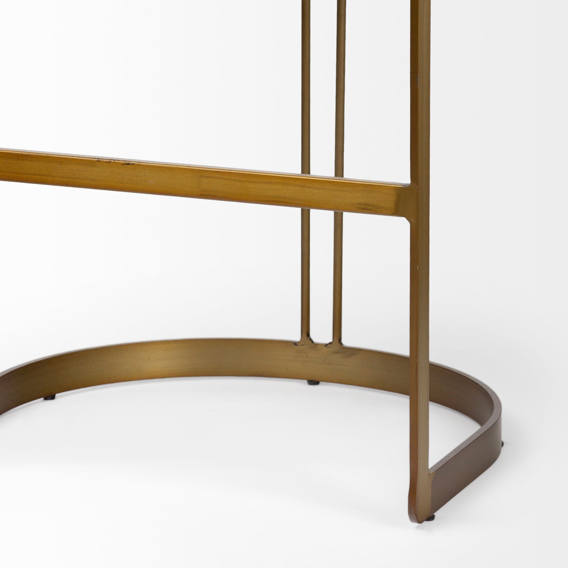Hollyfield II Leather Counter/Bar Stool - 2 Colors, 2 Sizes - Dekor Butik