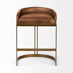 Hollyfield II Leather Counter/Bar Stool - 2 Colors, 2 Sizes - Dekor Butik