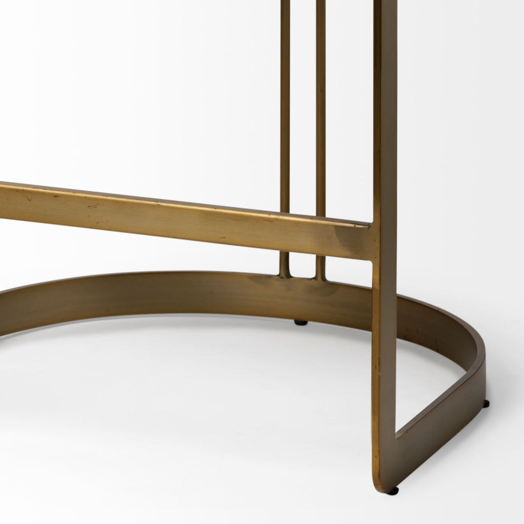 Hollyfield II Leather Counter/Bar Stool - 2 Colors, 2 Sizes - Dekor Butik