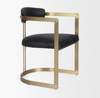 Hollyfield LEATHER Dining Armchair - 2 COLORS - Dekor Butik