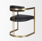 Hollyfield LEATHER Dining Armchair - 2 COLORS - Dekor Butik