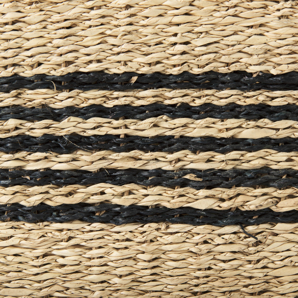 Cullen 15.7L x 15.7W x 15.7H (Set of 3) Grey Twisted Seagrass Square Basket