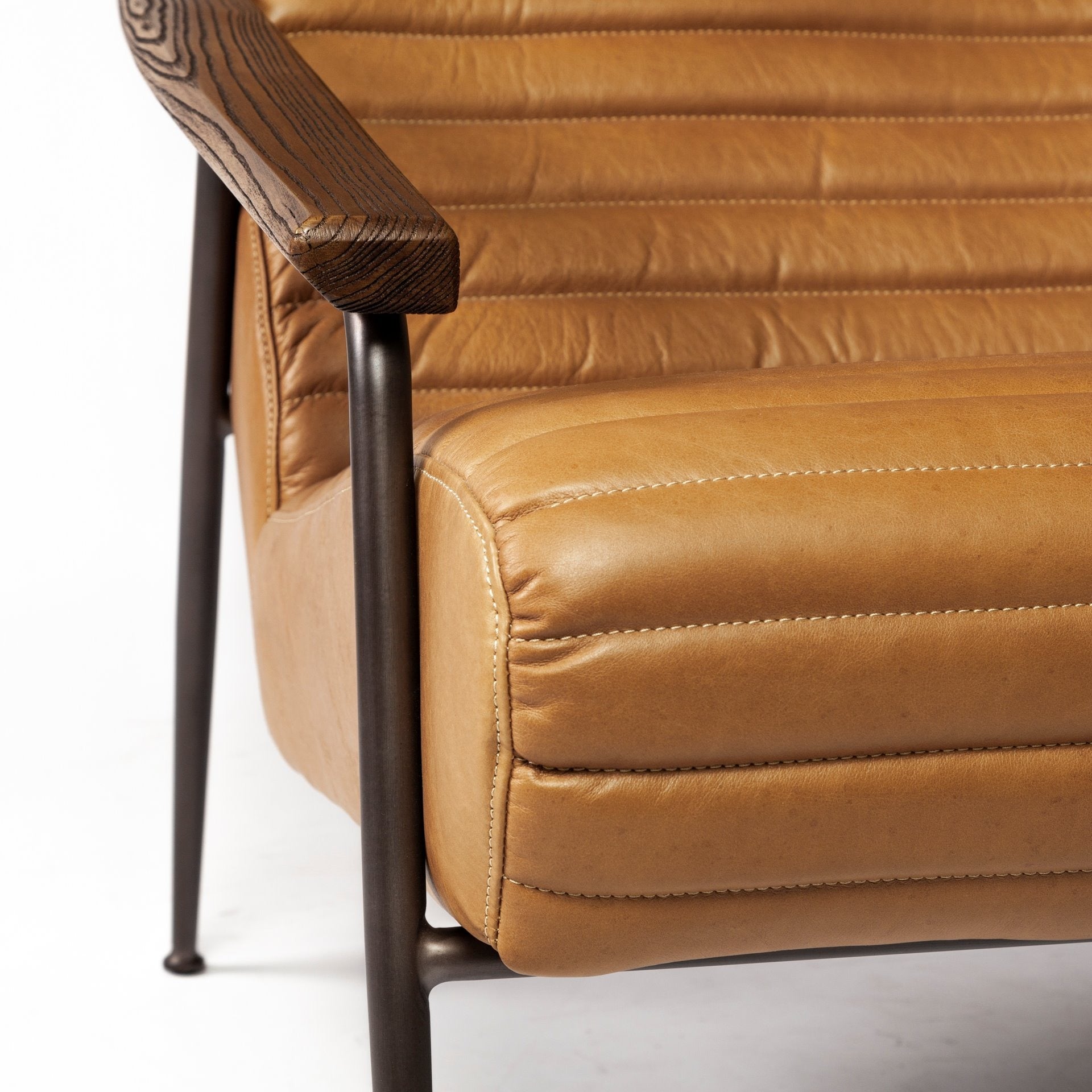 Grosjean Leather Accent Chair