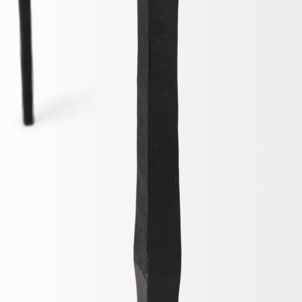 Timothy 48.0 X 8.0 X 30.0 Ebony Black Iron Console Table