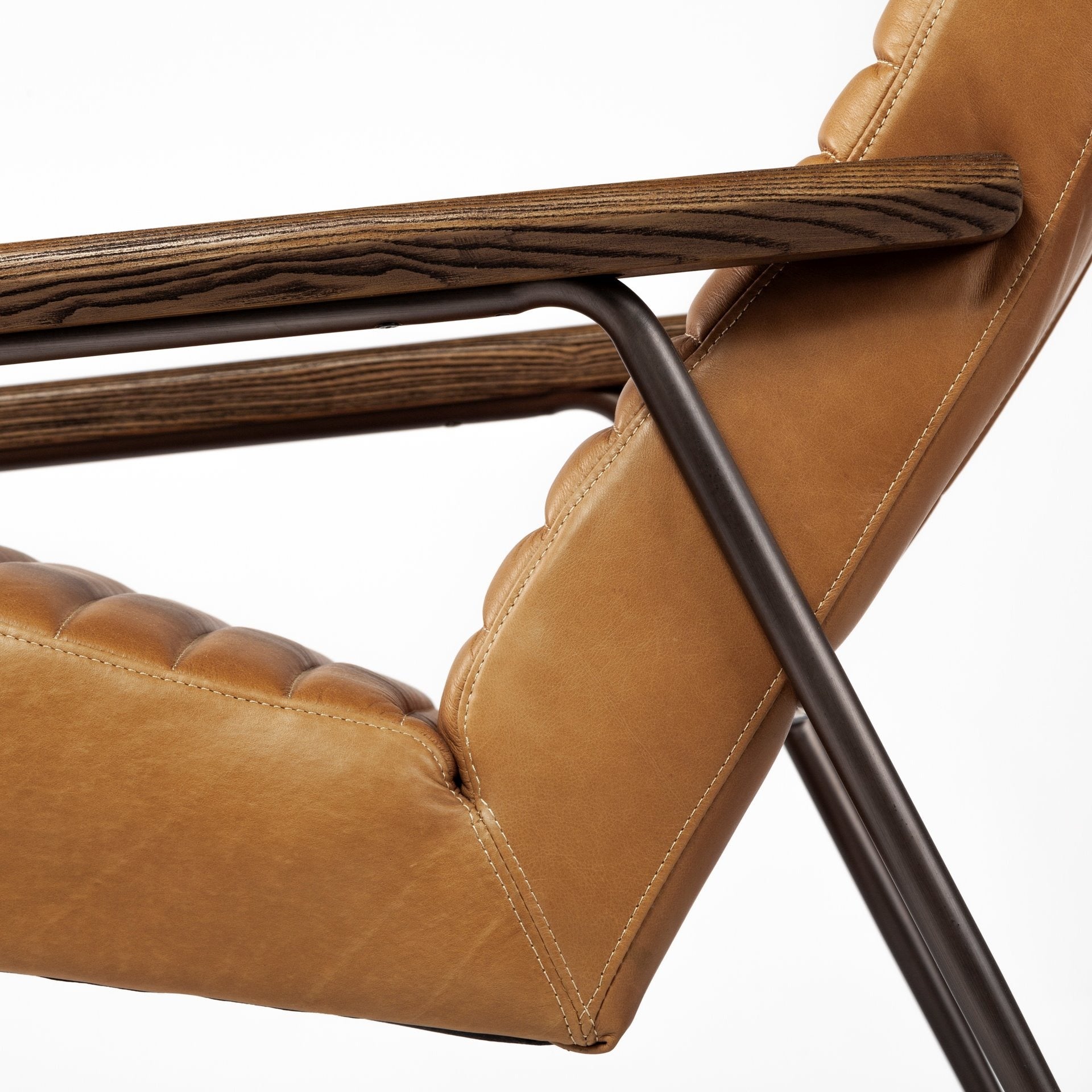 Grosjean Leather Accent Chair