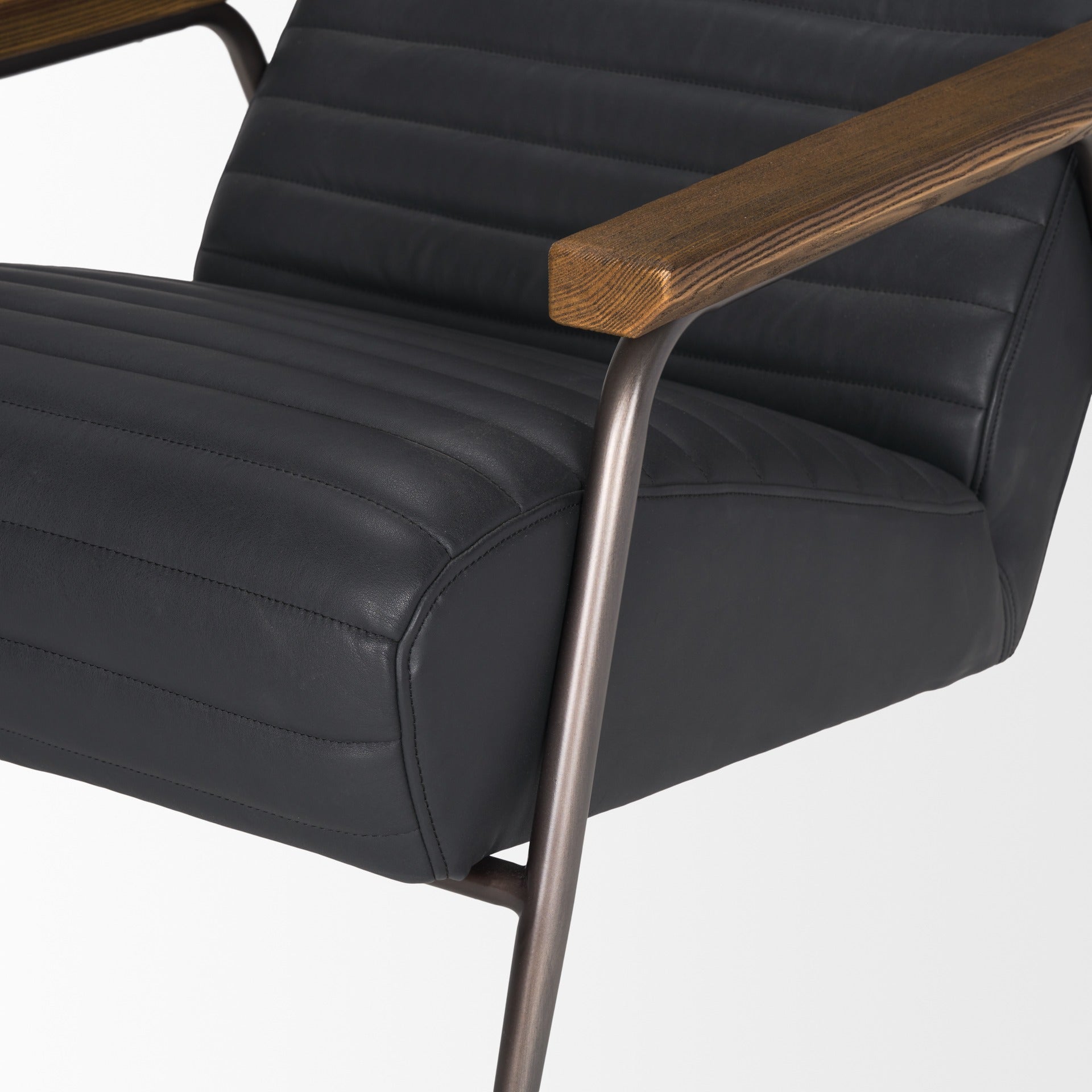 Grosjean Leather Accent Chair
