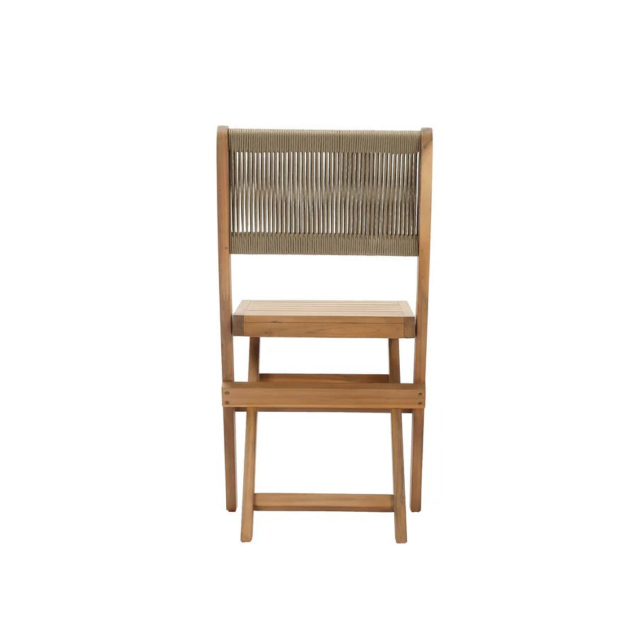 Balcony Outdoor - Foldable Bistro Set (1 Table & 2 Chairs)