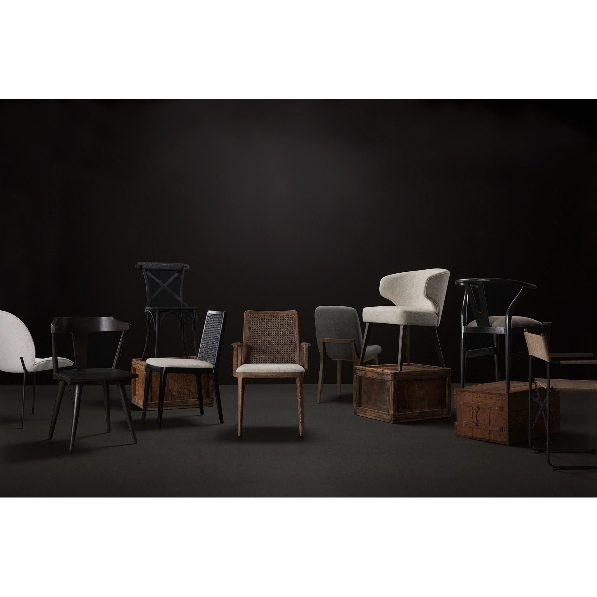 Inala Fabric Dining Chair - 2 Colors - Dekor Butik