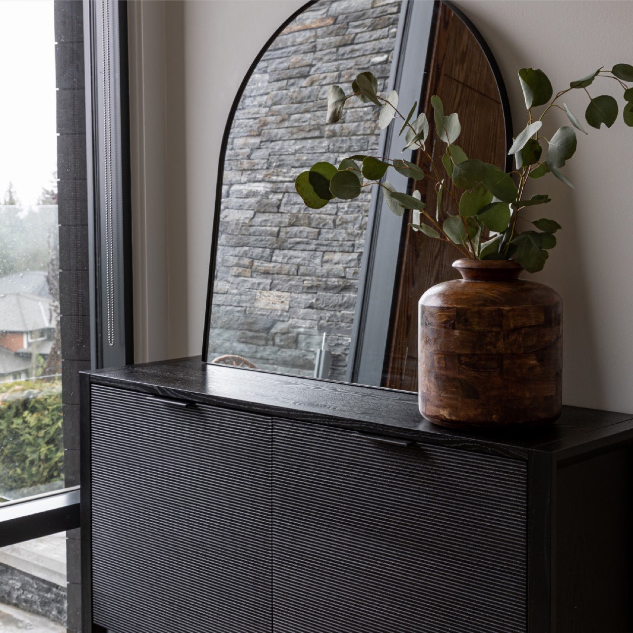 baseIrving 2 Door Sideboard - Black - Dekor Butik