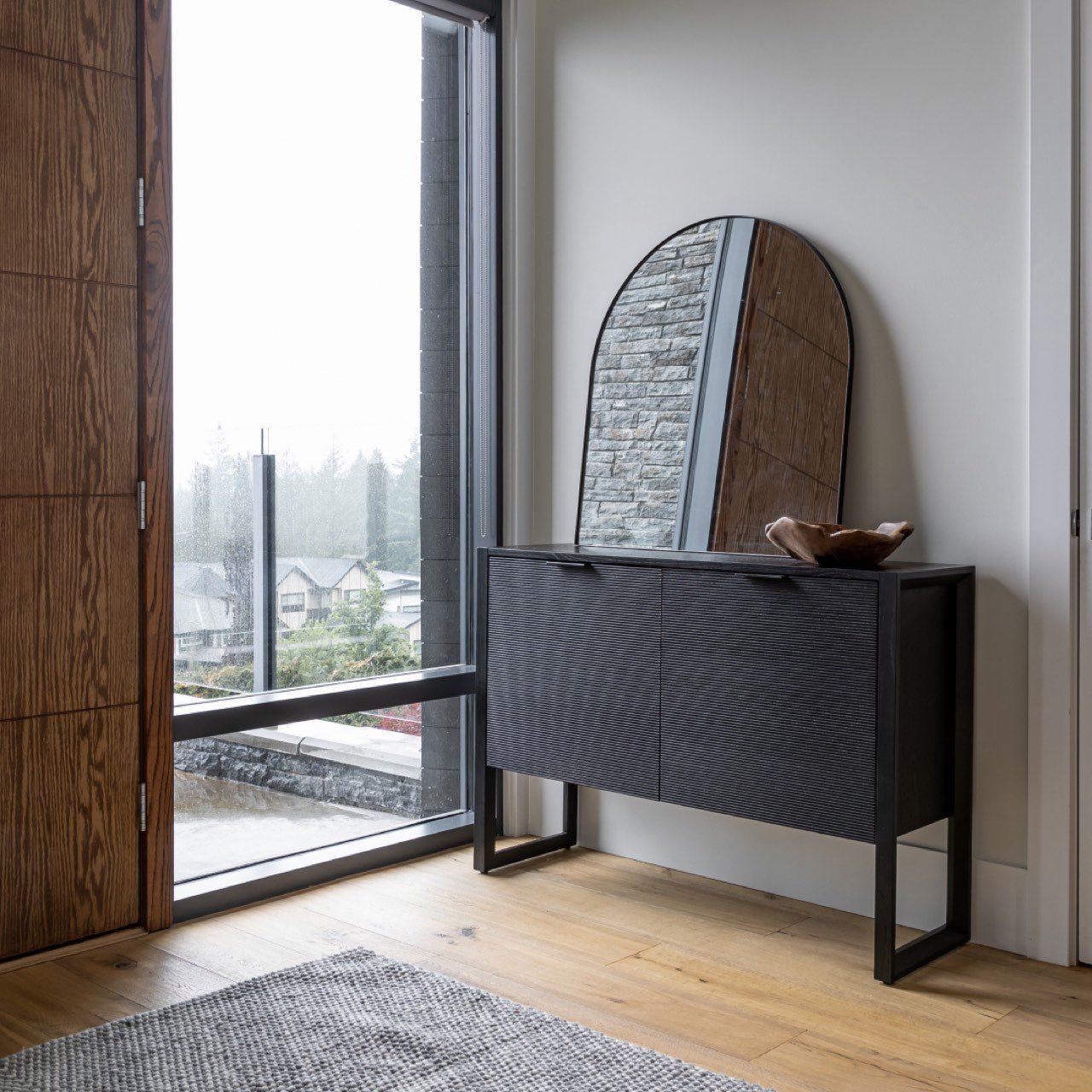 baseIrving 2 Door Sideboard - Black - Dekor Butik