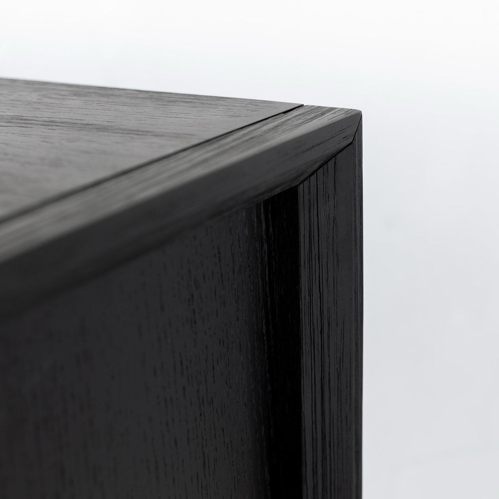 baseIrving 3 Door Sideboard - Black - Dekor Butik