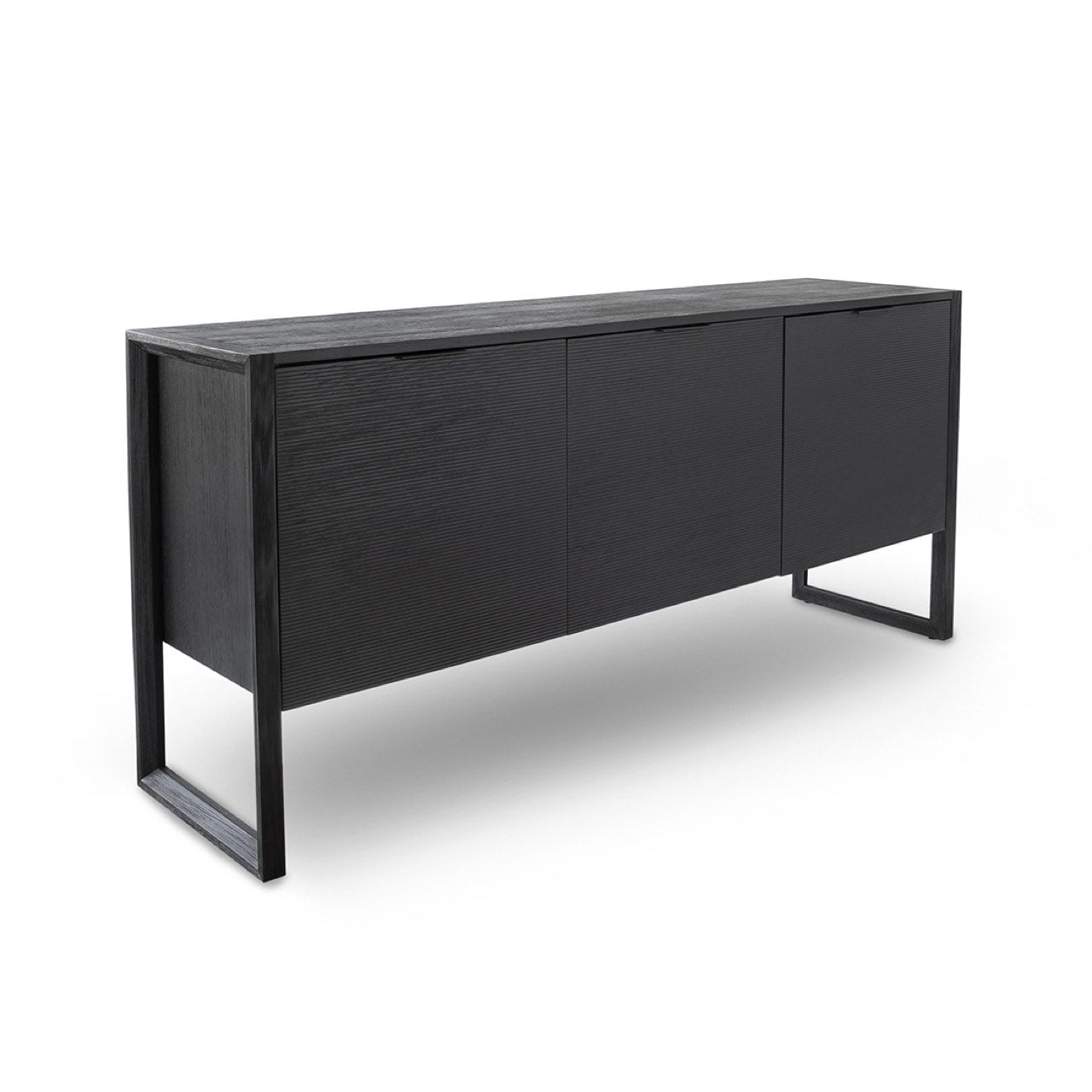 baseIrving 3 Door Sideboard - Black - Dekor Butik