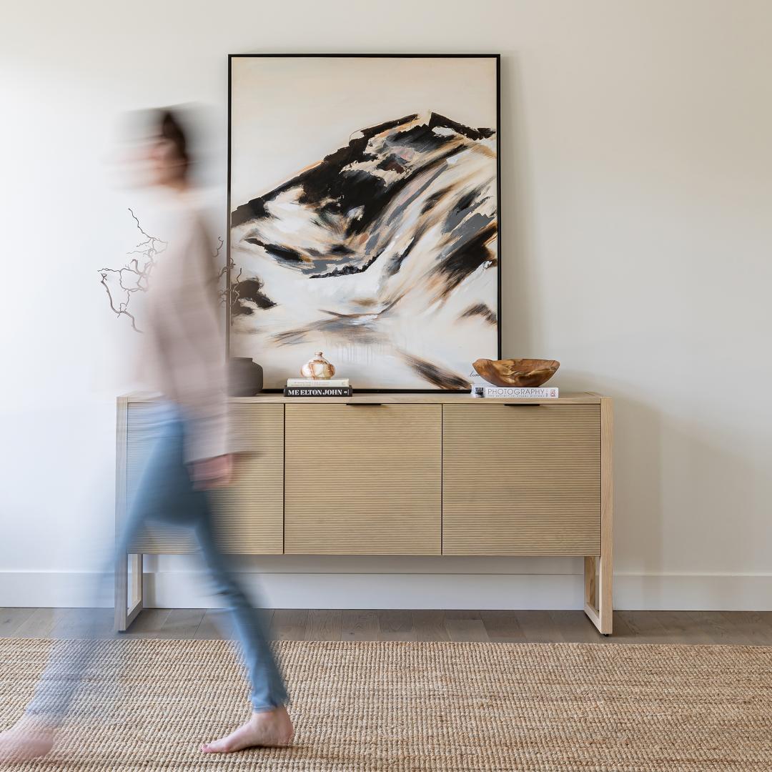baseIrving 3 Door Sideboard - Natural - Dekor Butik