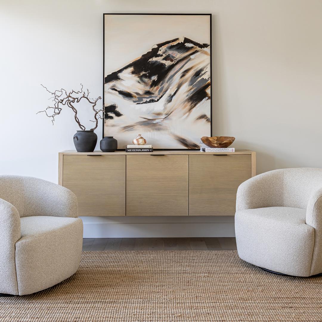 baseIrving 3 Door Sideboard - Natural - Dekor Butik