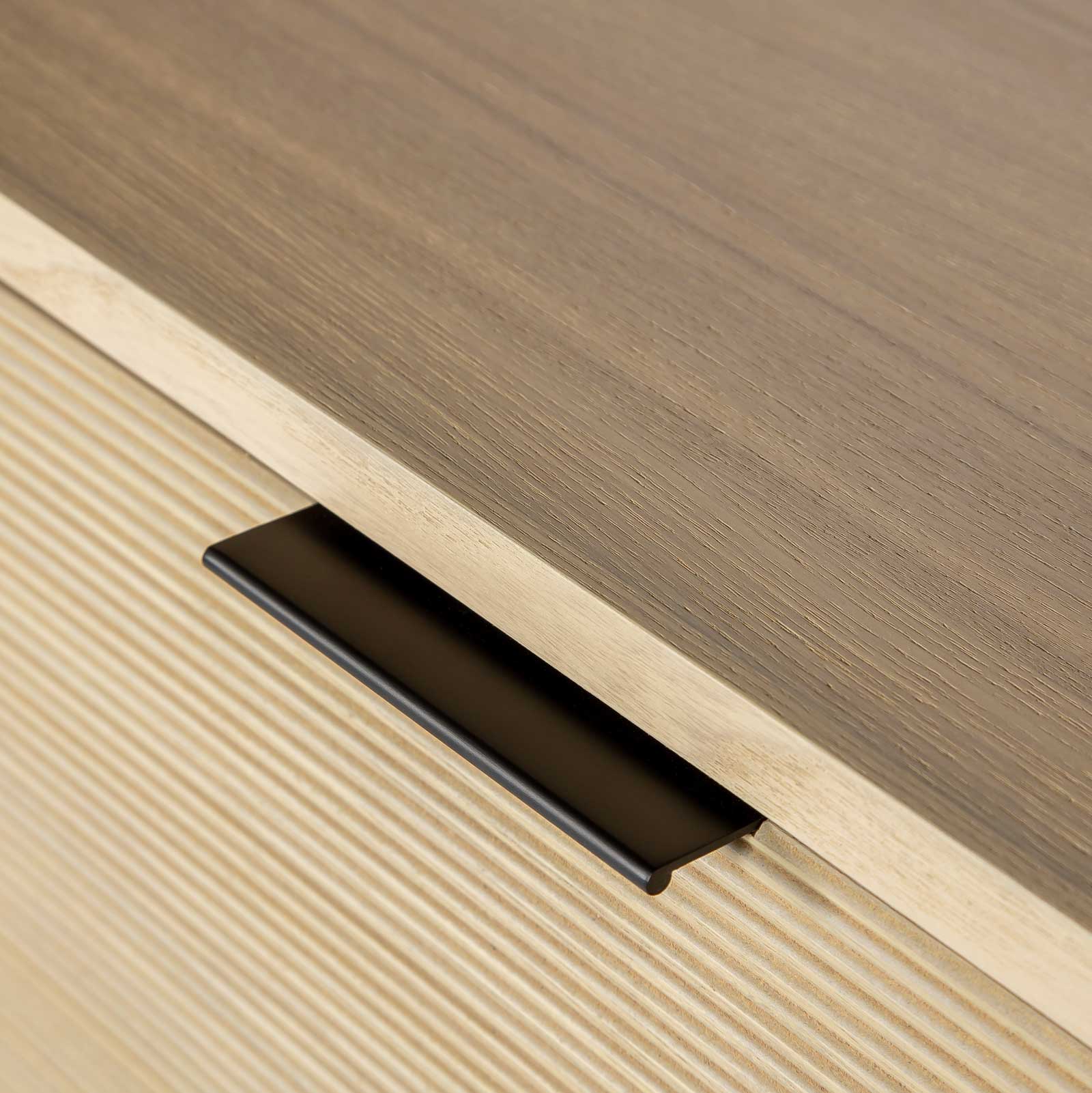 baseIrving 3 Door Sideboard - Natural - Dekor Butik