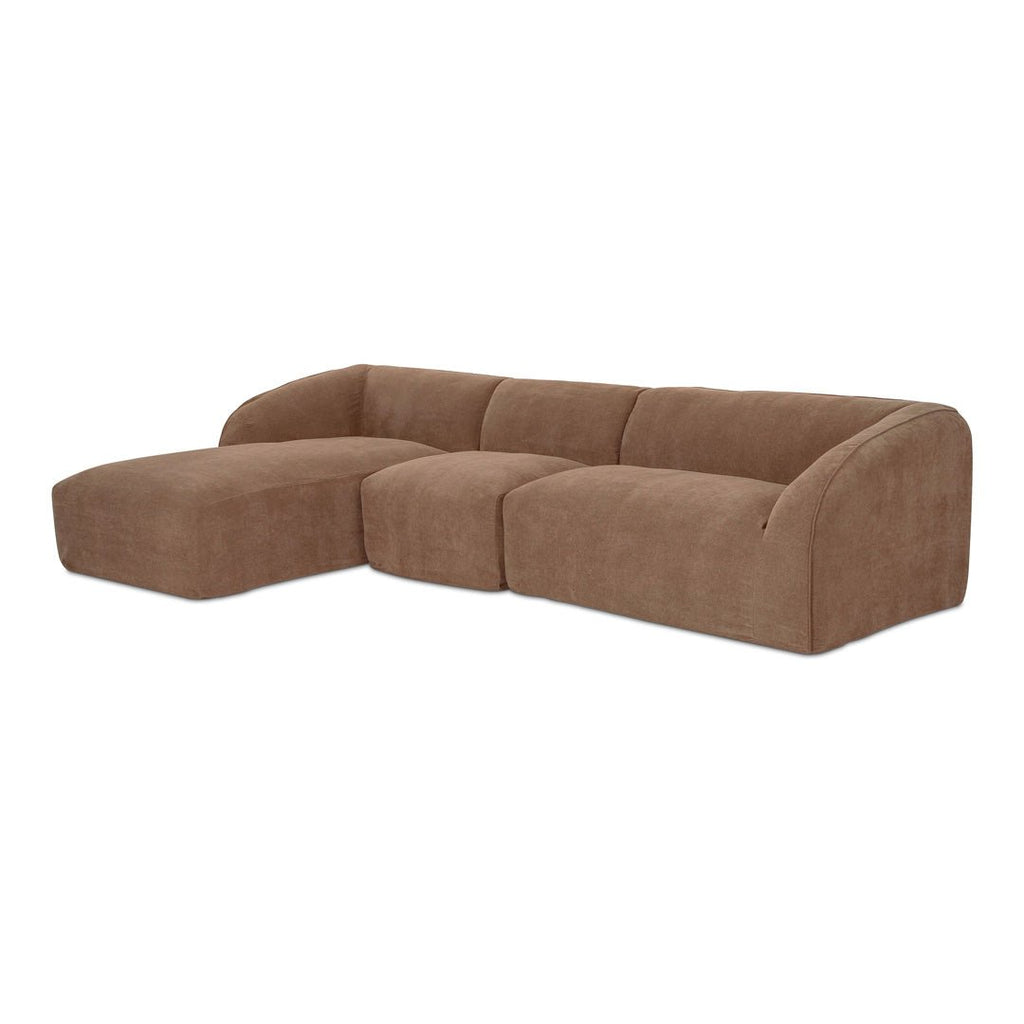 Isla Lounge 3 Piece Modular Sectional Sofa - 2 Colors - Dekor Butik