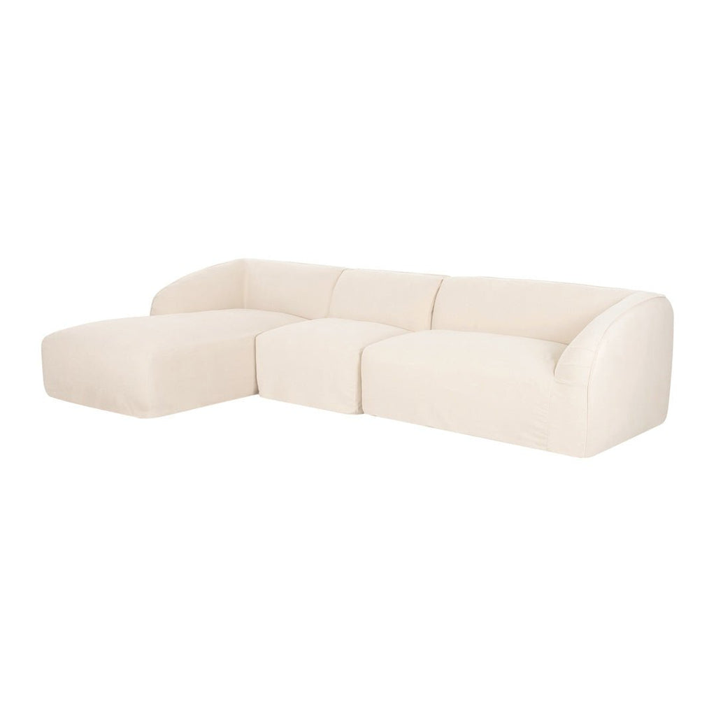 Isla Lounge 3 Piece Modular Sectional Sofa - 2 Colors - Dekor Butik