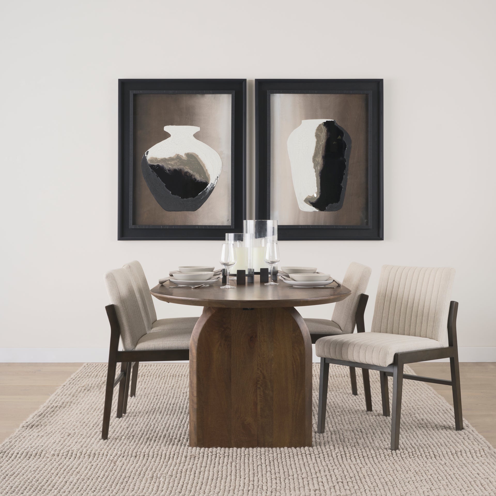 FurnitureIsla Oval Dining Table - 2 Colours - Dekor Butik