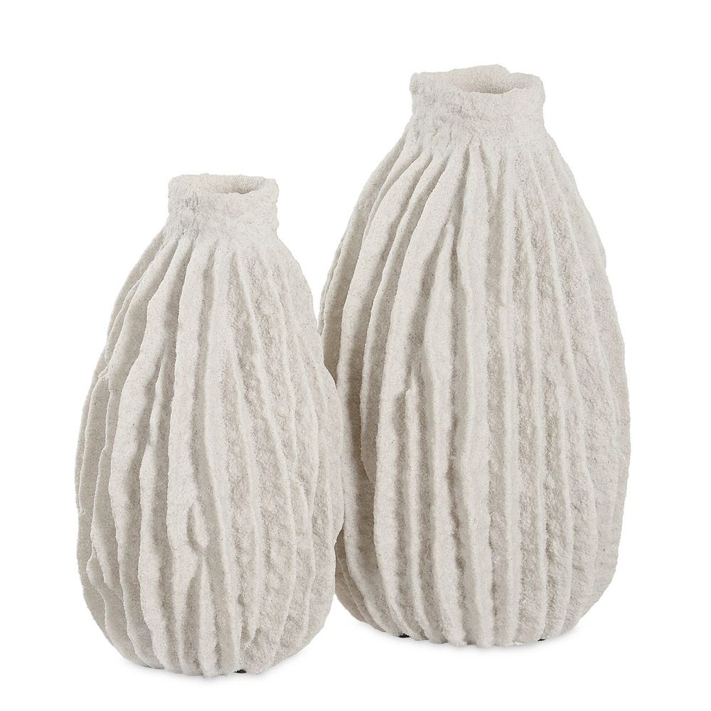 Ivory Ridge Vases - Set of 2 - Dekor Butik