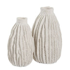 Ivory Ridge Vases - Set of 2 - Dekor Butik