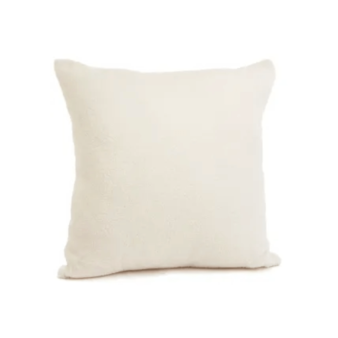 DecorIvory Teddy Boucle Toss Cushion – 20" x 20" - Dekor Butik