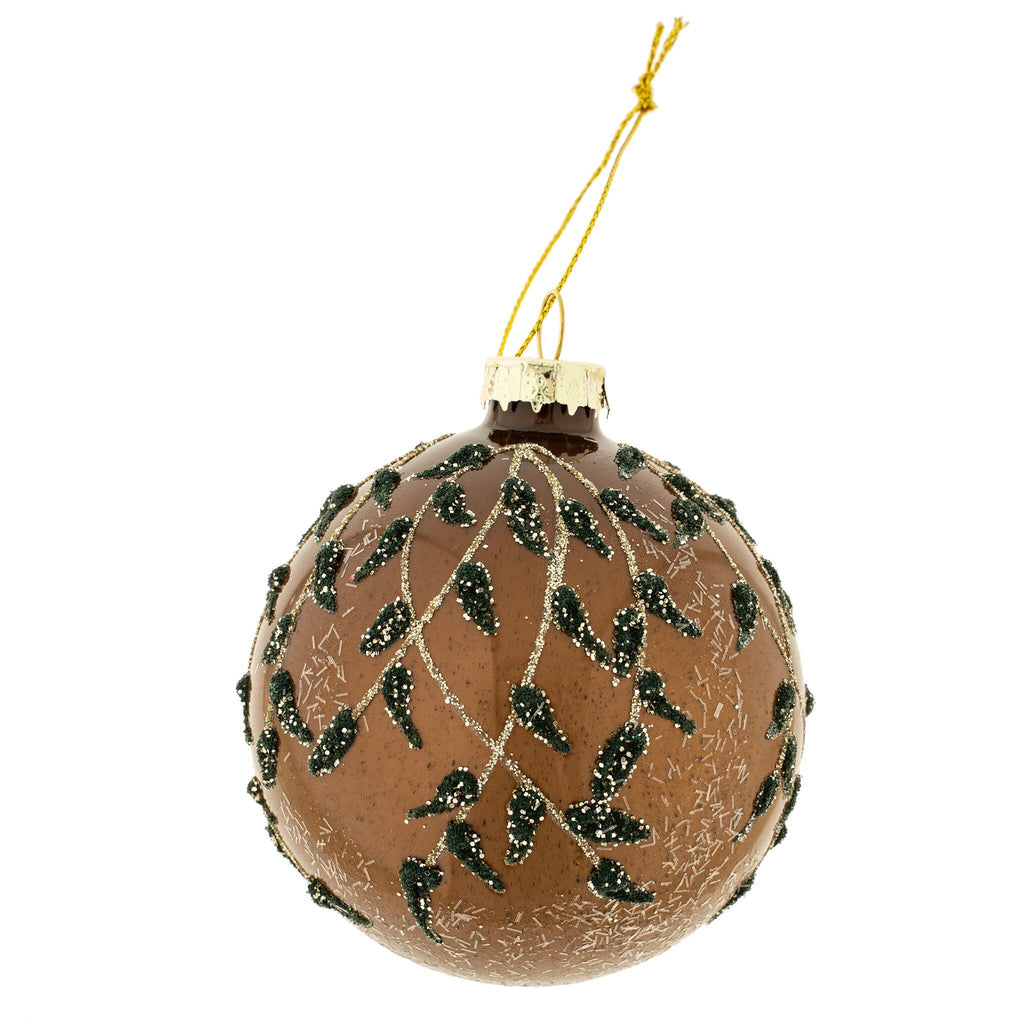 ChristmasIvy Glass Ornament - Dekor Butik