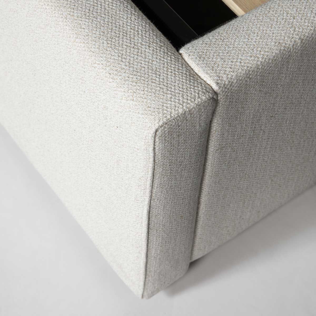 baseJosie King Bed - Cream - Dekor Butik