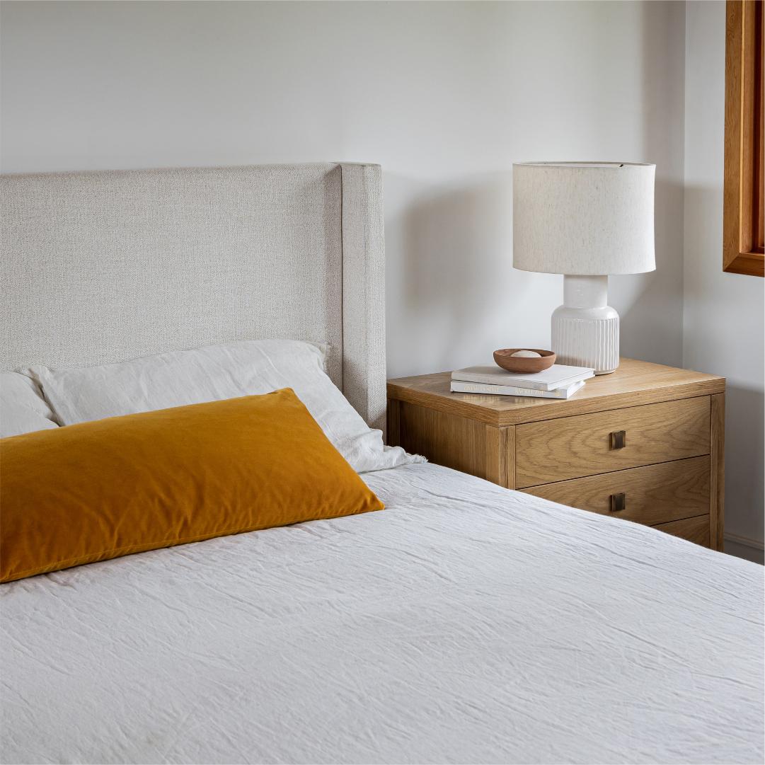 baseJosie King Storage Bed - Cream - Dekor Butik