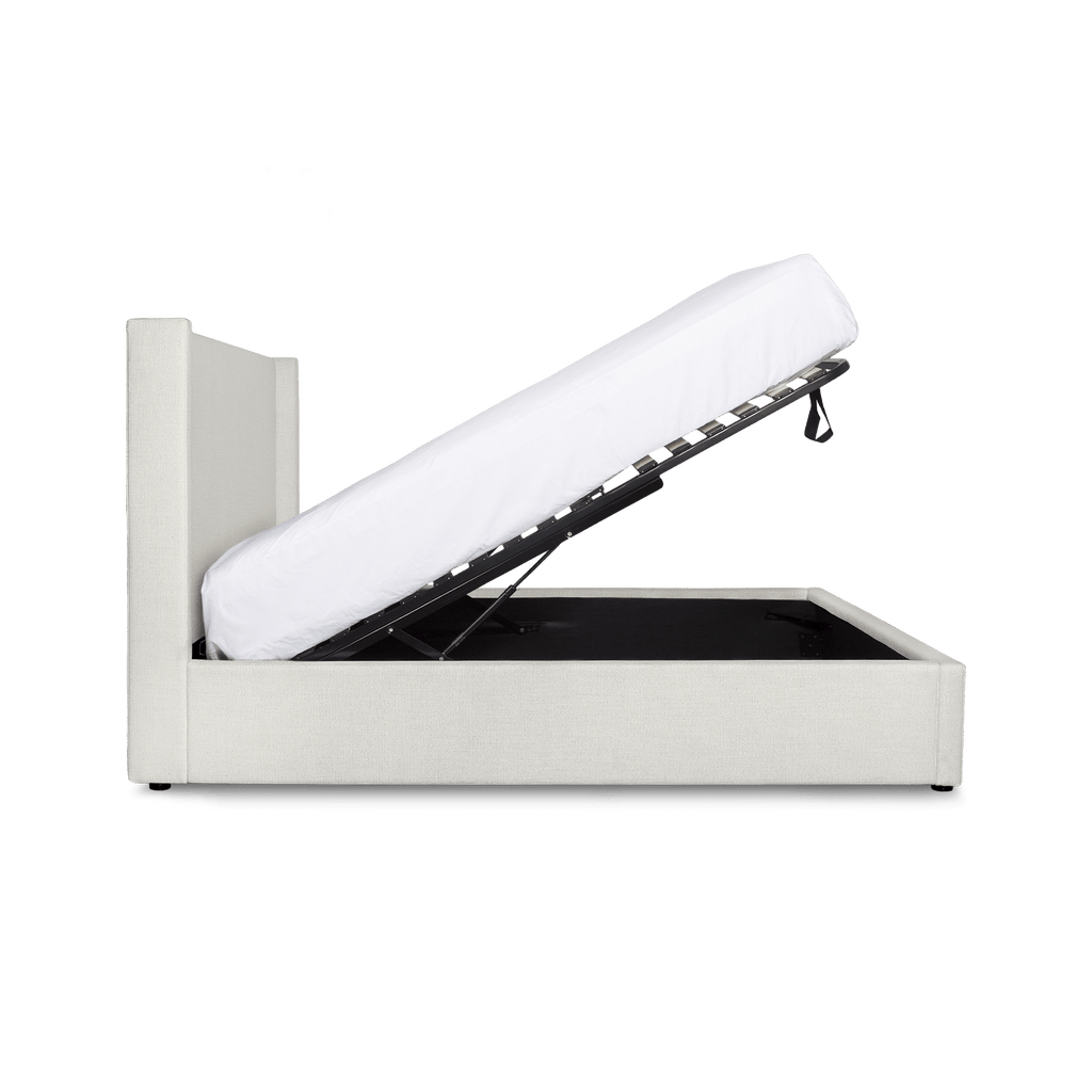 baseJosie King Storage Bed - Cream - Dekor Butik