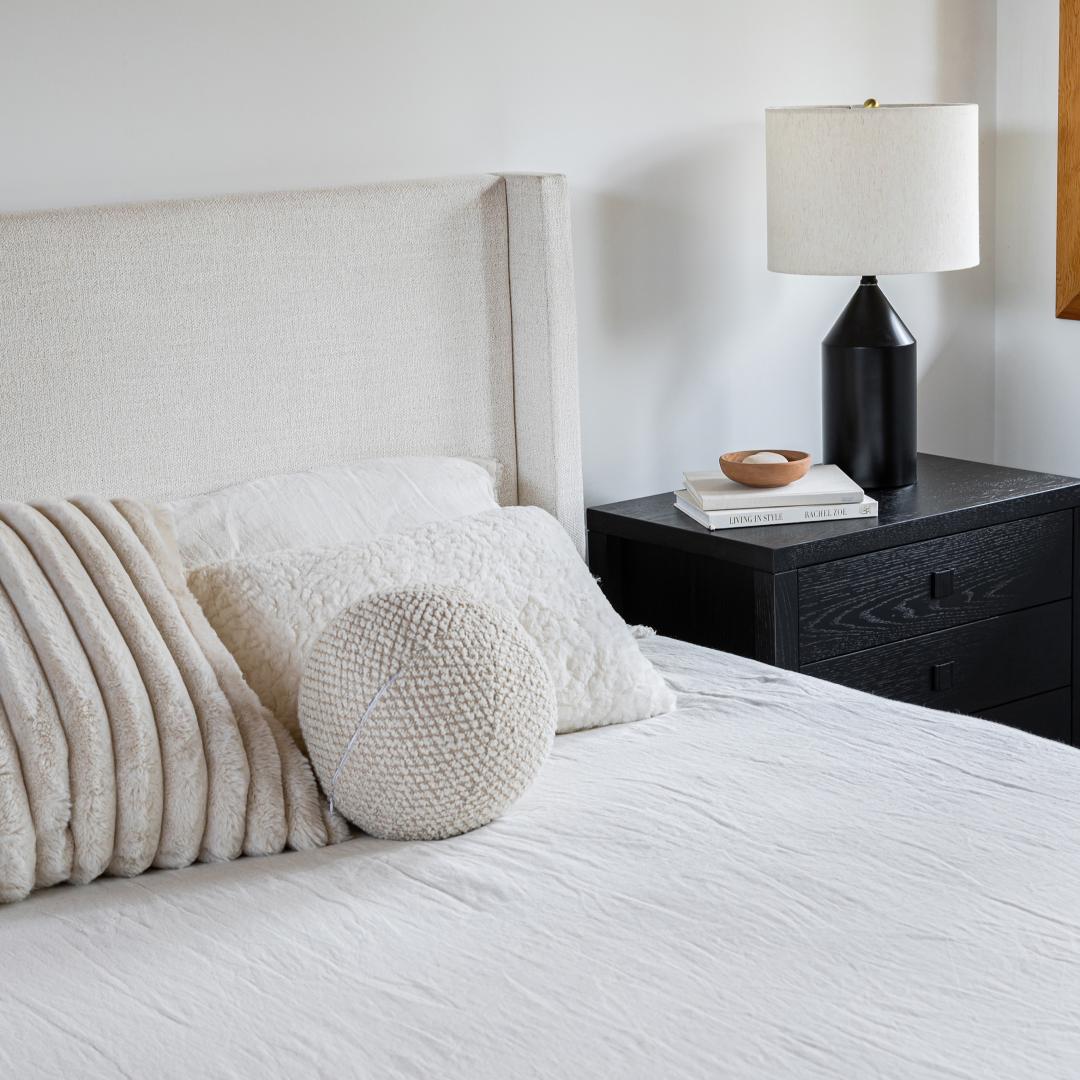 baseJosie King Storage Bed - Cream - Dekor Butik