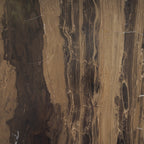 Jovia Brown Mango Wood W/ Cappuccino Marble Round Side Table - Dekor Butik