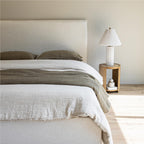 baseJulia Double Bed - Cream - Dekor Butik
