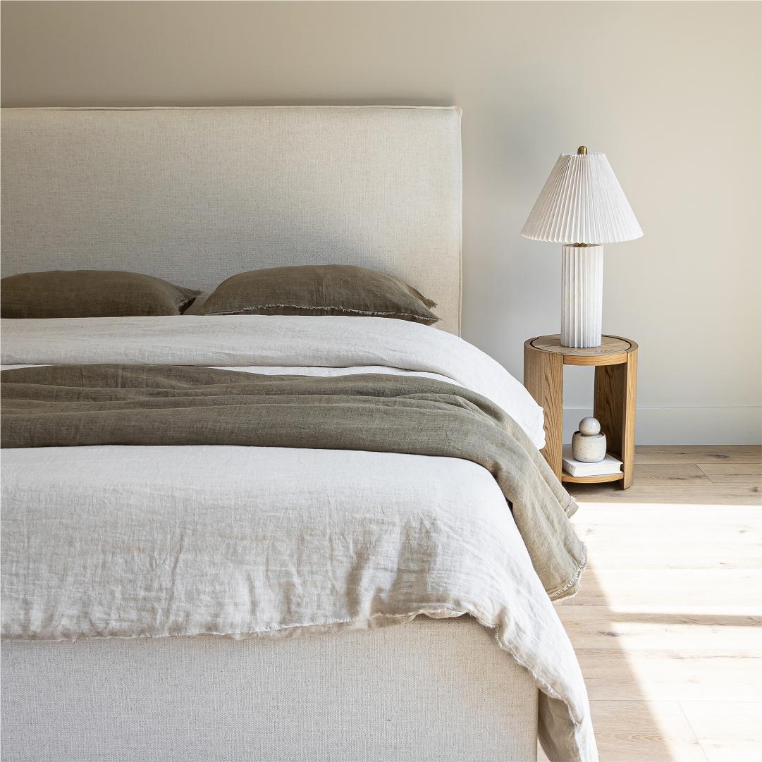 baseJulia Double Bed - Cream - Dekor Butik