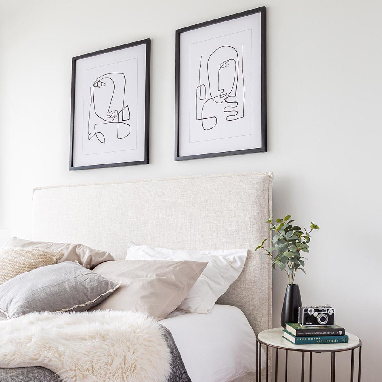 baseJulia Double Storage Bed - Cream - Dekor Butik