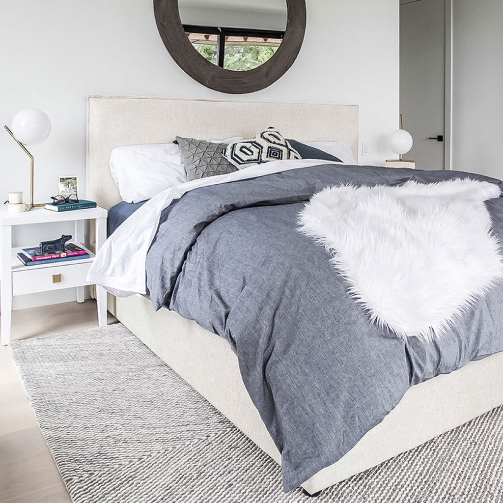 baseJulia King Bed - Cream - Dekor Butik