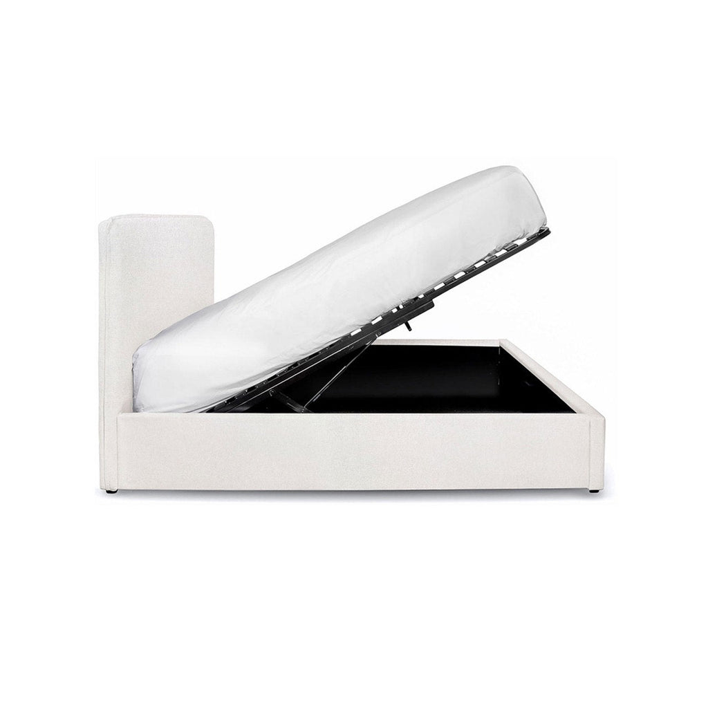 baseJulia King Storage Bed - Cream - Dekor Butik