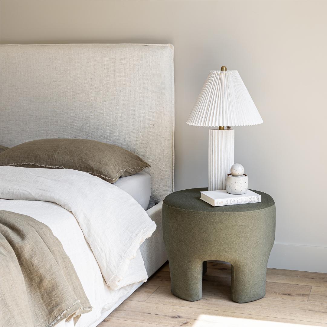 baseJulia Queen Bed - Cream - Dekor Butik