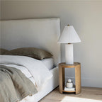 baseJulia Queen Bed - Cream - Dekor Butik