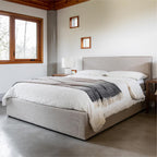 baseJulia Queen Storage Bed Short - Sand - Dekor Butik