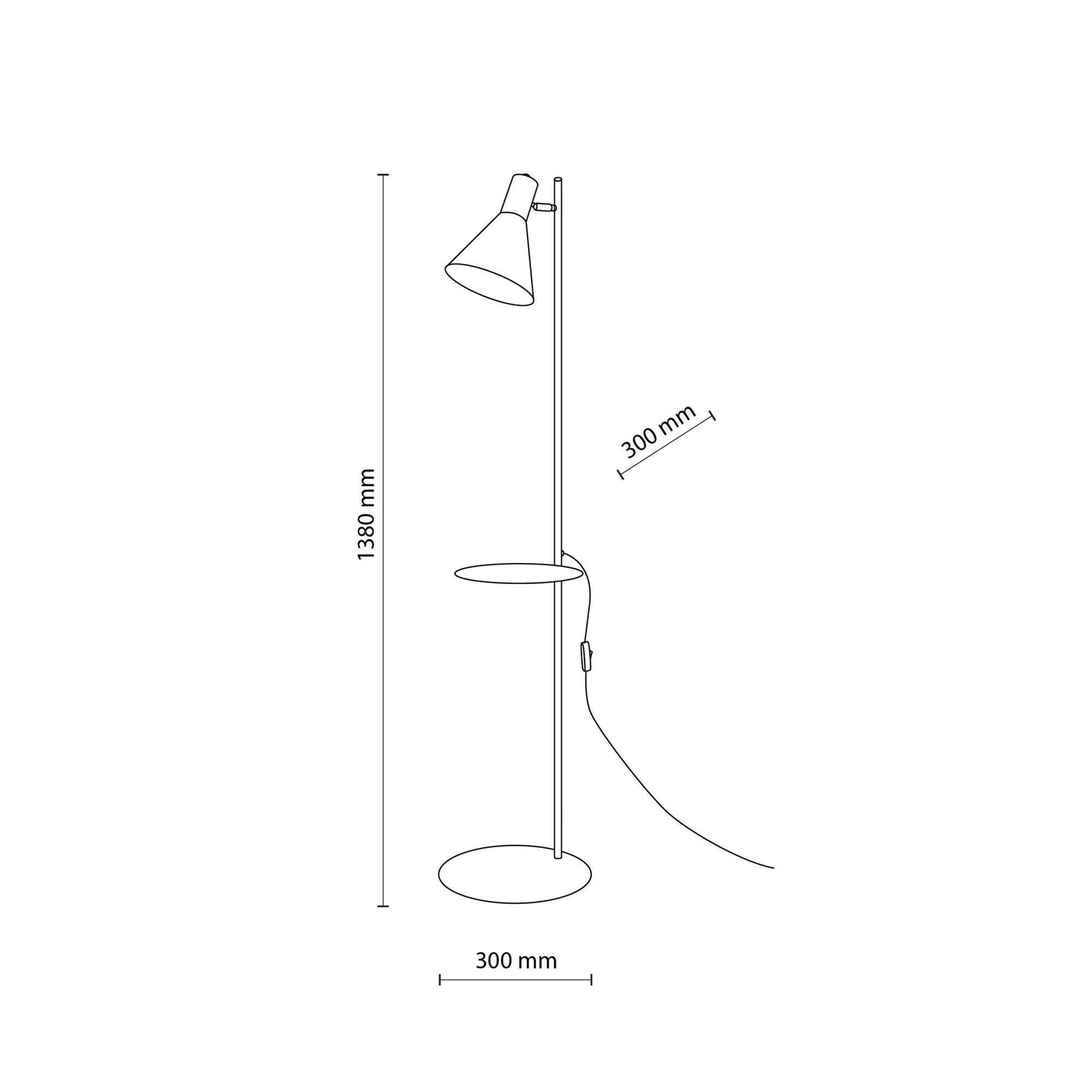 JUMP Tray Table Floor Lamp - Dekor Butik
