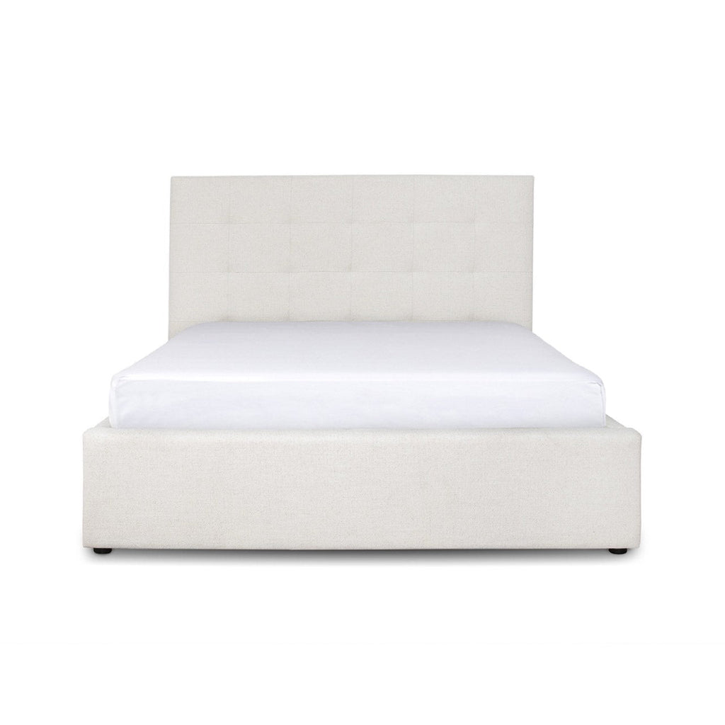 baseJune Double Storage Bed - Cream - Dekor Butik