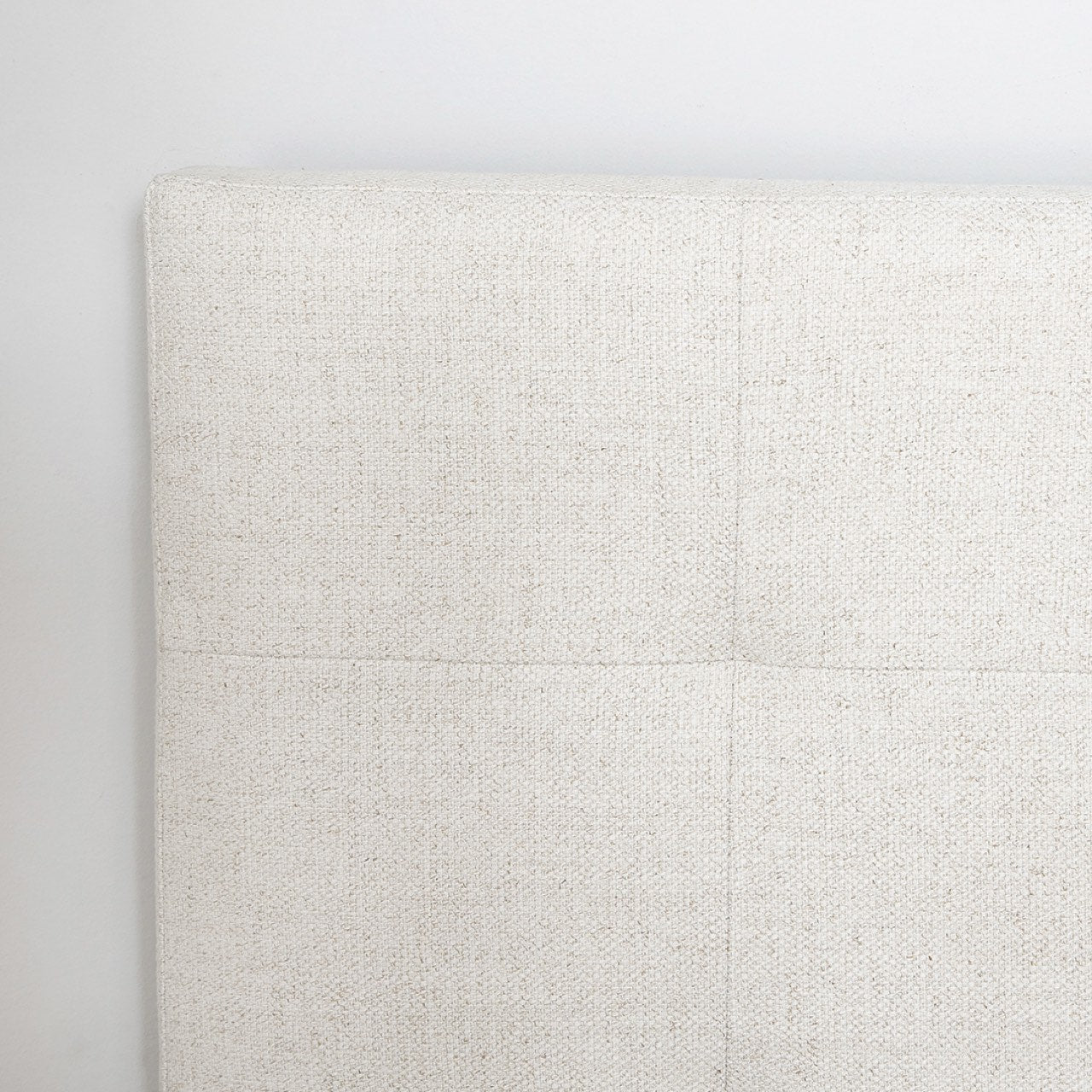 baseJune Queen Bed - Cream - Dekor Butik
