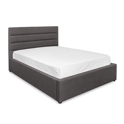 Justin Double Bed - Dark Greige - Dekor Butik